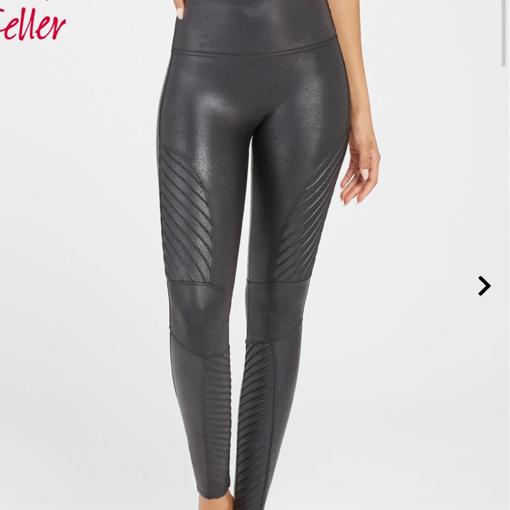 Spanx Moto Leggings- Size M